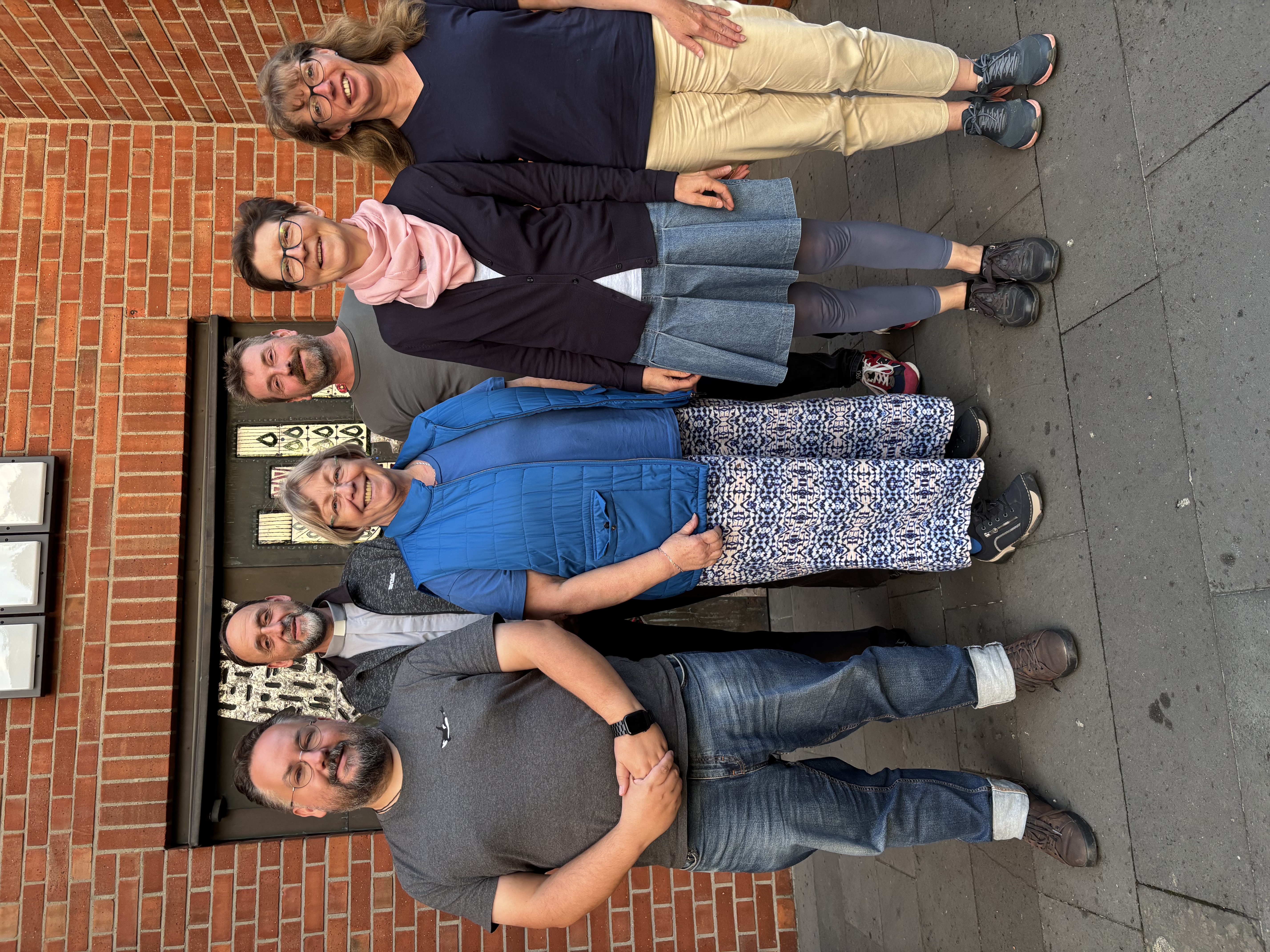 Von links nach Rechts: Sebastian Stach, Pfarrvikar Joachim Federhen, Susanne Gruppe, Sebastian Blindt, Margarete Jahn, Monika Ponsel