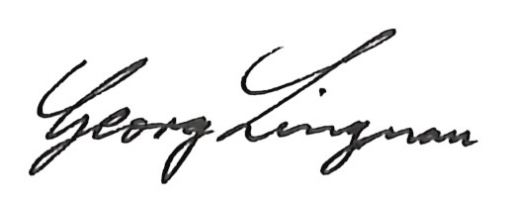 Unterschrift Georg Lingnau